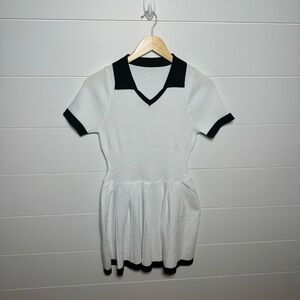 Black and White Mini Dress